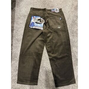 Vintage Interstate Brown Corduroy Pants Baggy Size40 Deadstock NWT 90s Y2K Skate